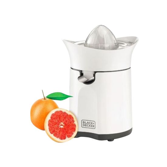 Black & Decker Juicer Citrus, White, 60 Watts, CJ800