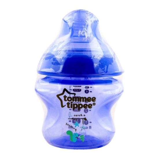 Tommee Tippee 0m+ PP Feeding Bottle, Blue, 150ml - 422679/38