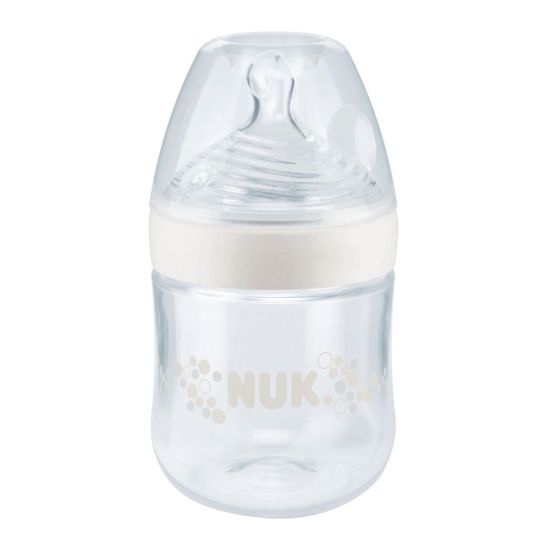 Nuk Nature Sense Silicone Feeding Bottle, S, 0-6m, White, 150ml, 10743694