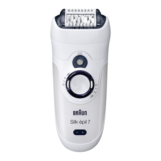 Braun Silk Epil 7 Wet & Dry Epilator, Legs & Body, White, 7531