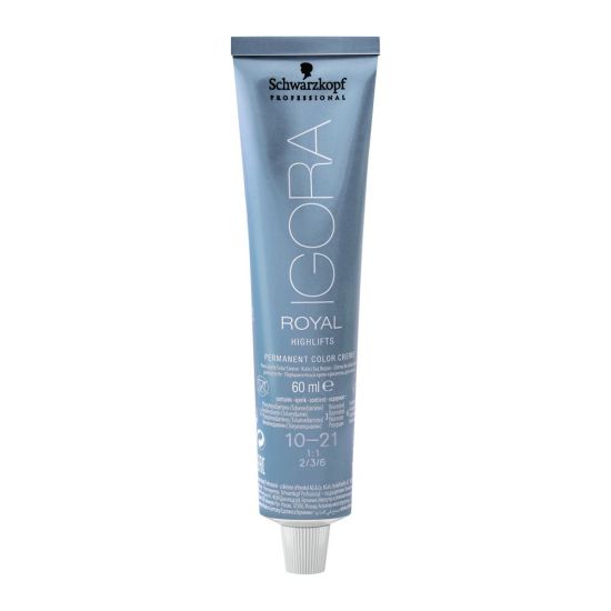 Schwarzkopf Igora Royal Highlifts Hair Colour, 10-21 Ultra Blonde Ash Cendre