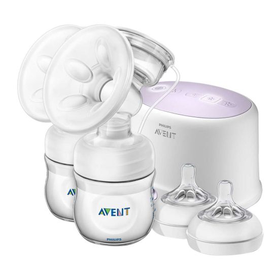 Avent Ultra Comfort Double Electric Breast Pump, 0m+, SCF334/31