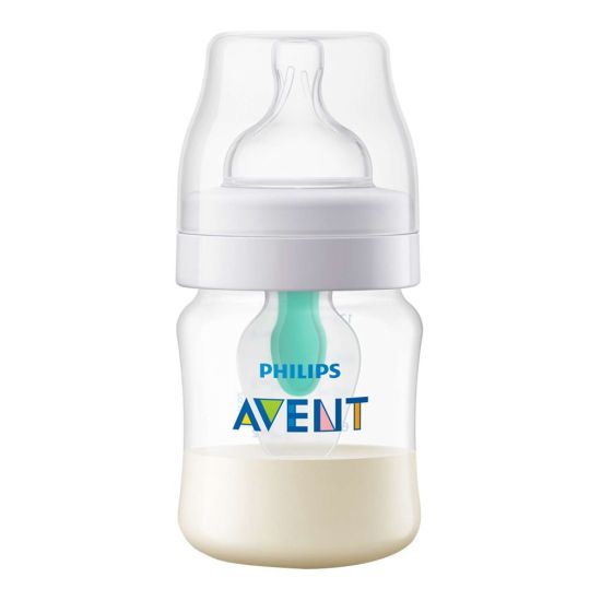 Avent Anti-Colic With AirFree Vent Feeding Bottle, 0m+, 125ml/4oz, SCF810/14