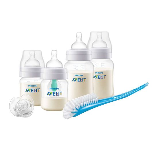 Avent Anti-Colic With AirFree Vent Newborn Starter Gift Set, 0m+, SCD807/00