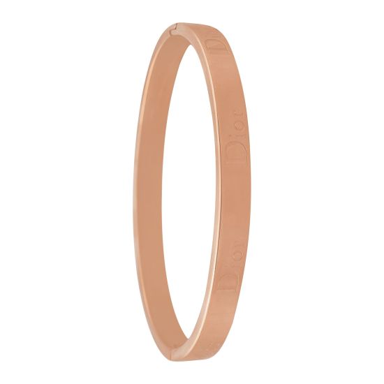 Dior Style Girls Bangle, Rose Gold, NS-026