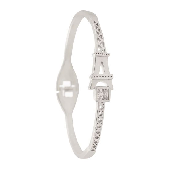 Paris Girls Bangle, Silver, NS-027