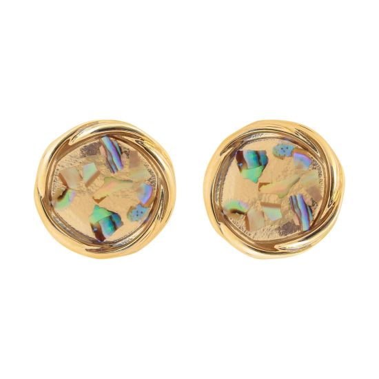 Girls Earrings, Golden/Multi, NS-082
