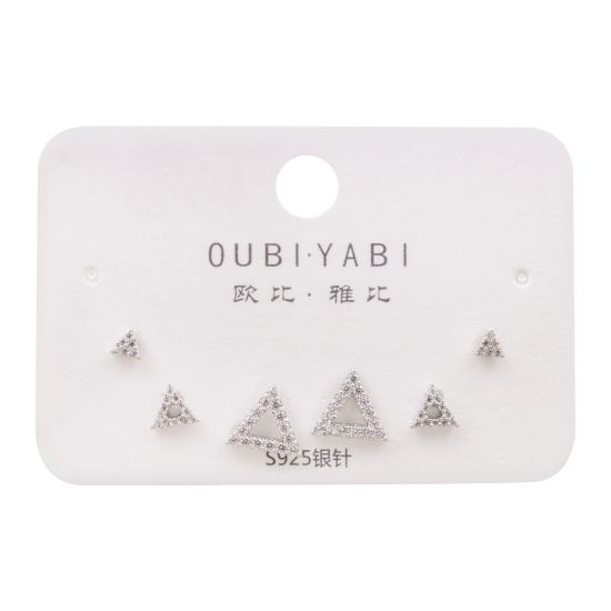 Girls Earring Set, 3 Pairs, NS-091