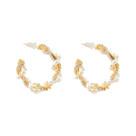 Pearl Bali Girls Earrings, NS-0136