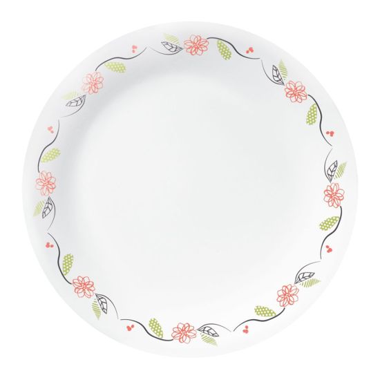 Corelle Livingware Tangerine Garden Dinner Plate, 10.25 Inches