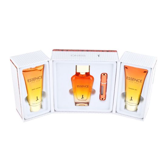 Junaid Jamshed J. Essence Set For Her, Eau De Parfum 100ml + Shower Gel + Body Lotion