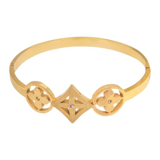 LV Style Girls Bracelet, Golden, NS-0159