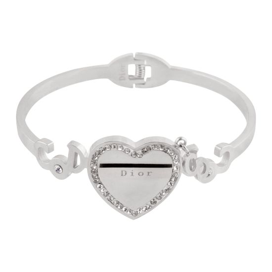 Dior Style Girls Bracelet, Silver, NS-0164
