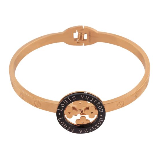 LV Style Girls Bracelet, Rose Gold, NS-0165