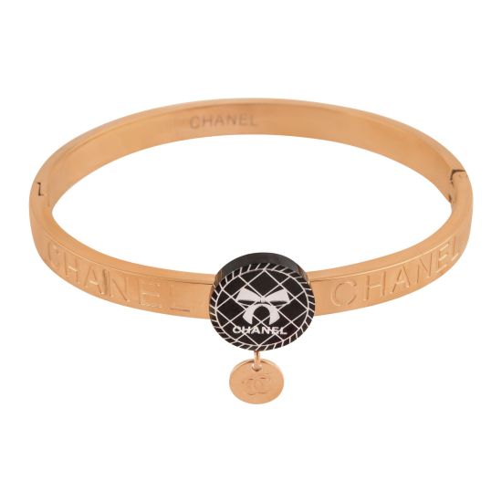 Channel Style Girls Bracelet, Rose Gold, NS-0168