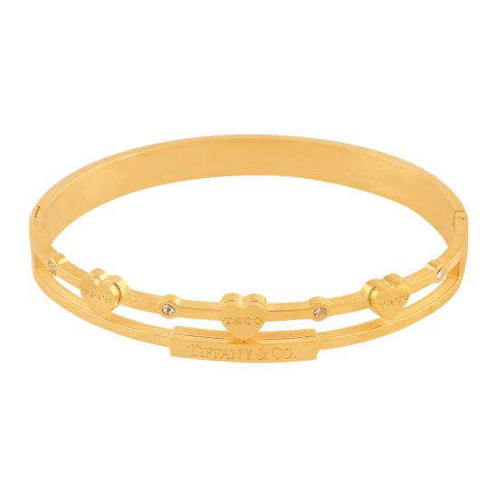 Tiffany Style Girls Bracelet, Golden, NS-0169