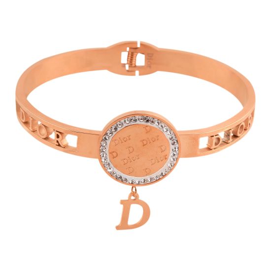 Dior Style Girls Bracelet, Rose Gold, NS-0182