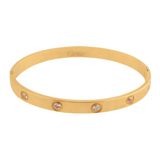 Cartier Style Girls Bracelet, Golden, NS-0186