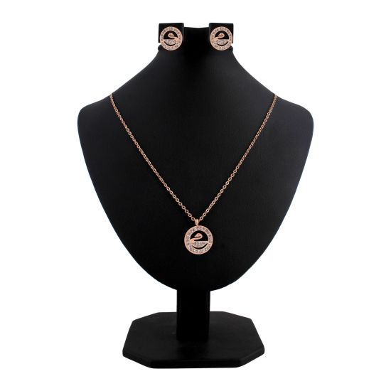 Swarovski Style Girls Locket, Rose Gold, NS-0187