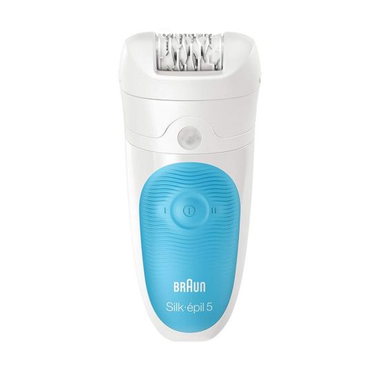 Braun Silk Epil 5 Wedding Edition Cordless Epilator, Wet & Dry, White/Blue, 5511 