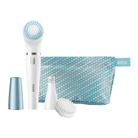 Braun Face Spa Young Beauty Cleansing Brush + Mini Epilator, 832E