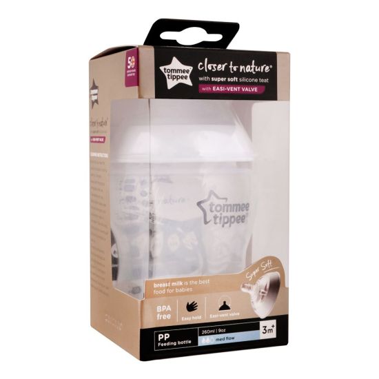 Tommee Tippee 0m+ Slow Flow Feeding Bottle 260ml