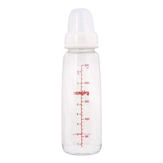 Pigeon Peristaltic Nipple Glass Bottle 240ml A-482